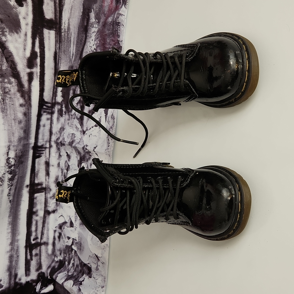 Dr Martens Patent Leather Toddler Boots 1460